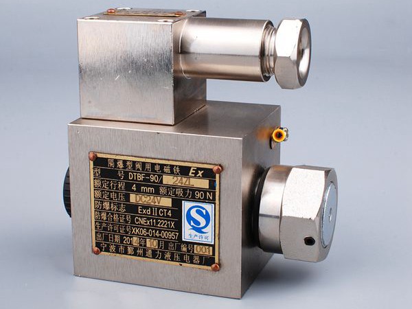 Räjähdyskestävä solenoidit hydrauliikoille